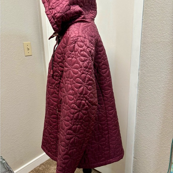 Kate Spade ♠️ Blackberry Quilted Puffer Jacket - Picture 12 of 14